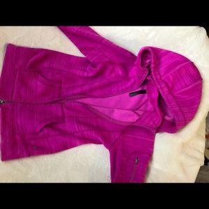 Pink zip up hoodie